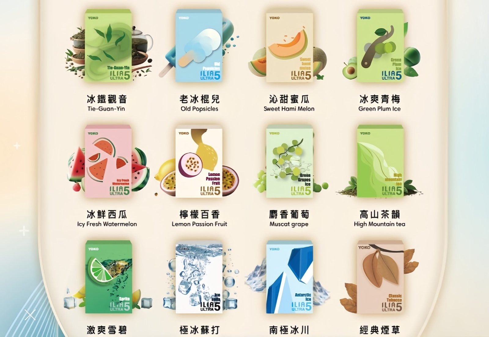 ILIA5代哩亞五代口味圖_副本1-scaled-1jpg - ILIA 拓撲蒸汽 | 台灣電子煙主機煙彈一次性選物商城